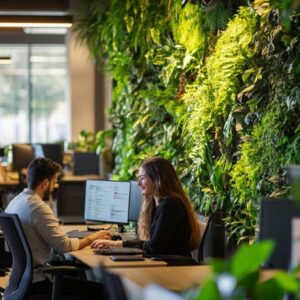 Les avantages de la végétalisation d’espaces professionnels pour le bien-être au travail