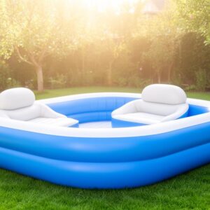 Les 3 meilleures piscines gonflables avec siège : notre sélection de modèles pour un été réussi