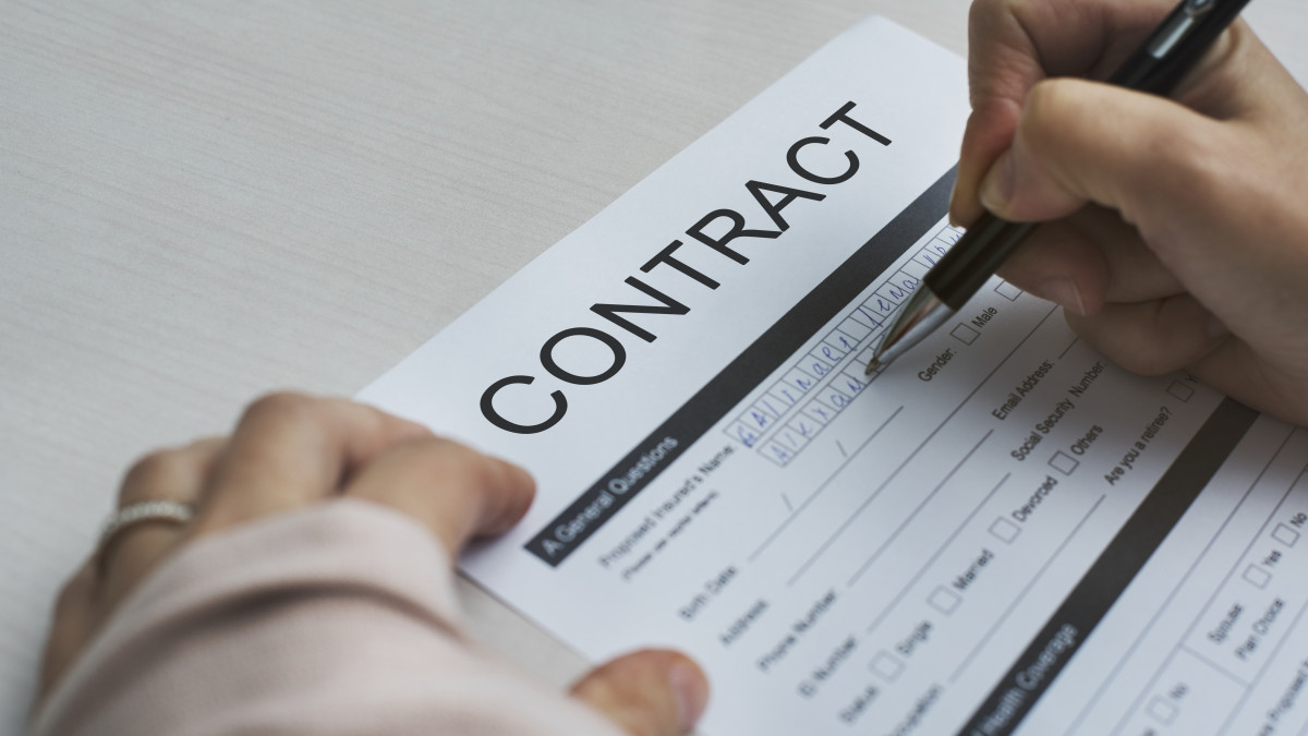 signature de contrat