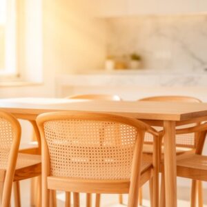 Bien choisir sa chaise de cuisine : matériaux et styles à privilégier