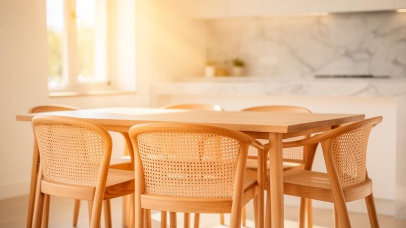 Bien choisir sa chaise de cuisine : matériaux et styles à privilégier