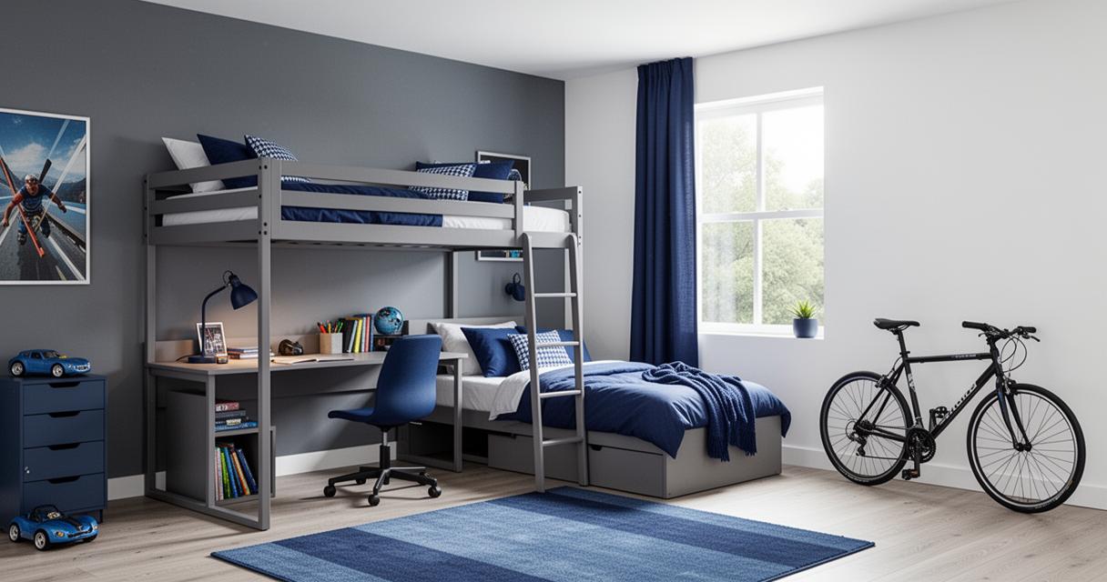 Ambiance gaming dans une Chambre ado garcon : 30 idees et inspirations tendance avec des bandes LED